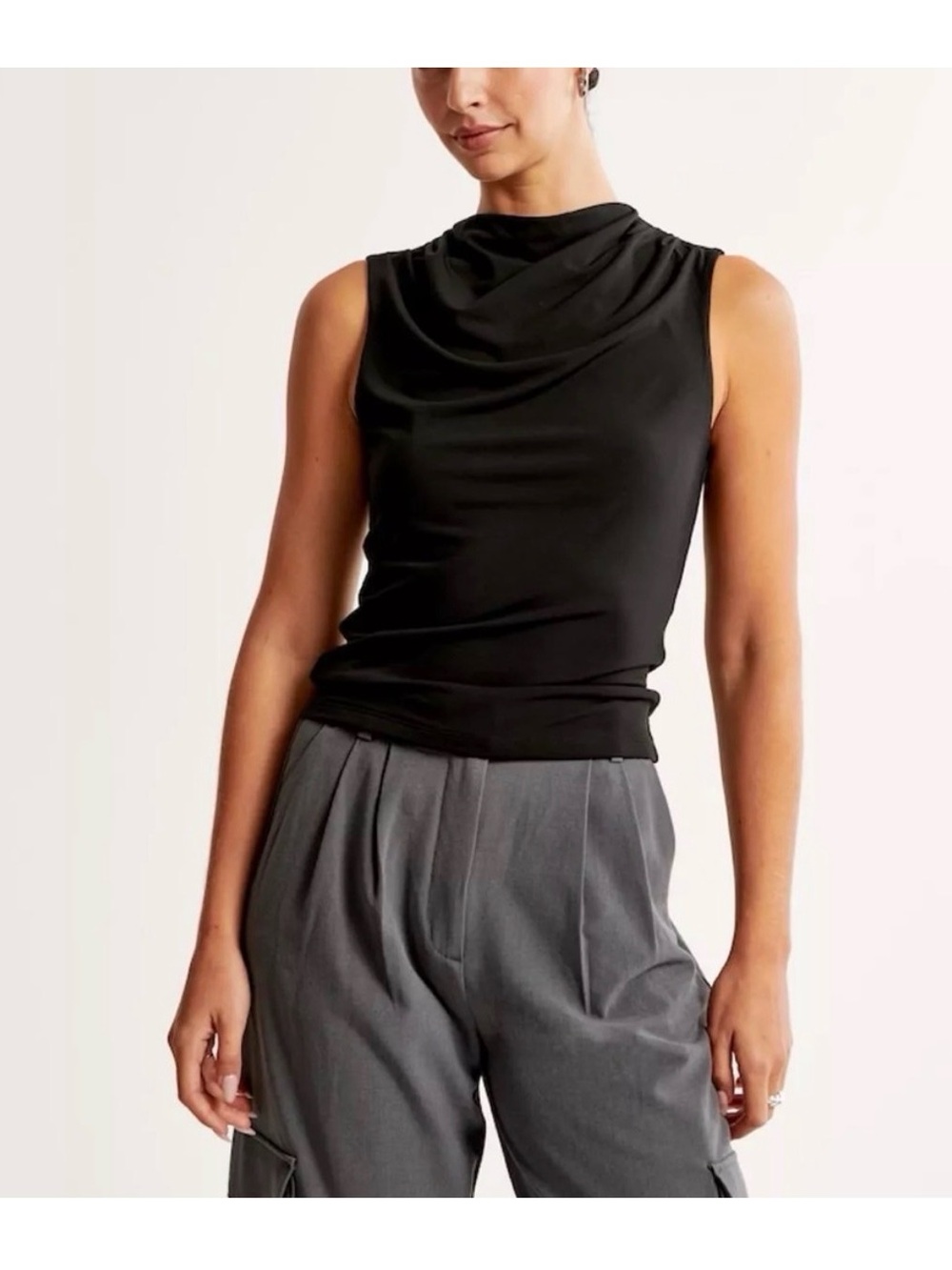 Abercrombie Draped Shell Top